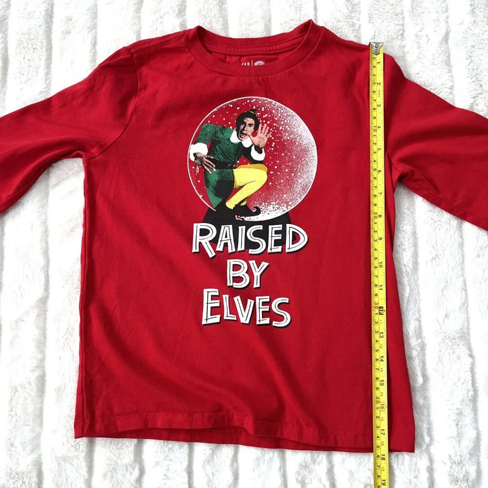 Kids GAP Christmas Elf T-Shirt (Red) S